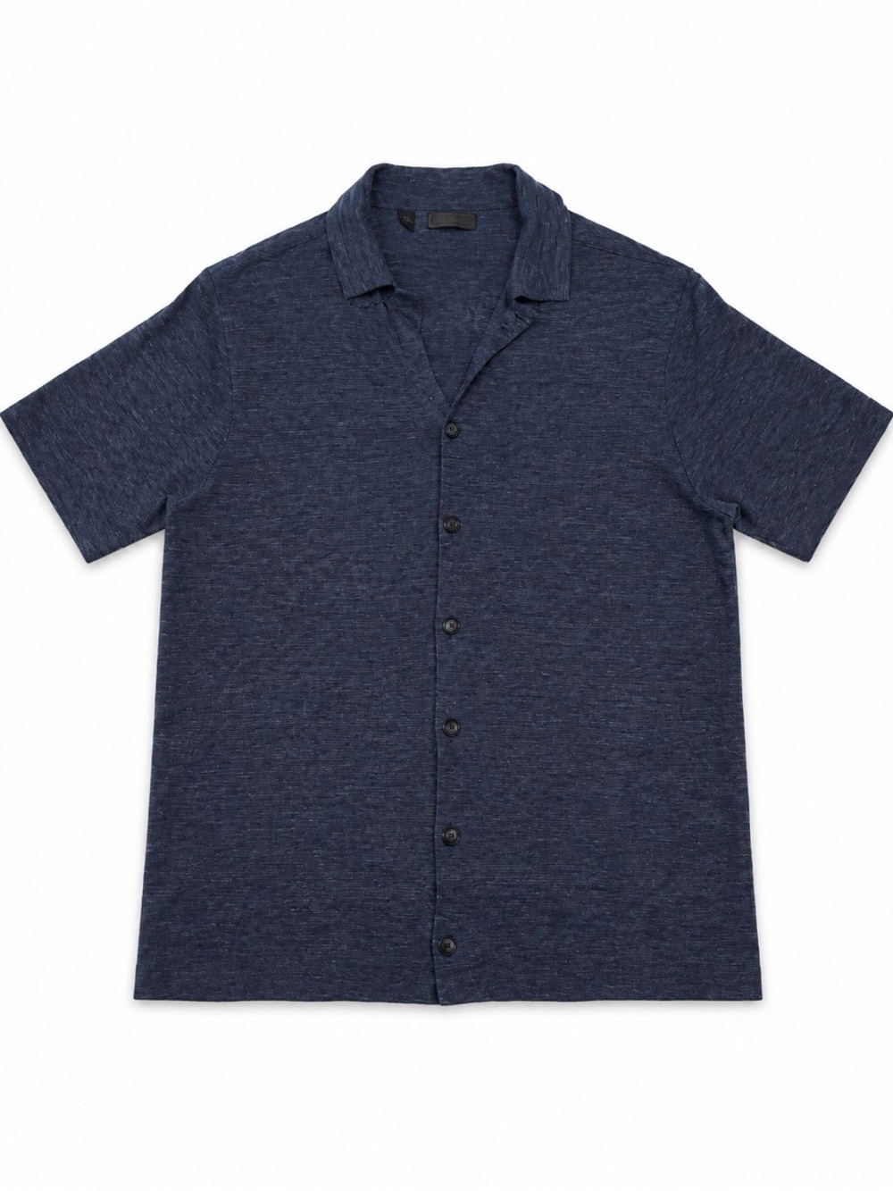 Saks Fifth Avenue Men's Short-Sleeve Navy Button-Down Shirt
